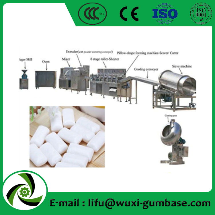 coating chewing gum production line